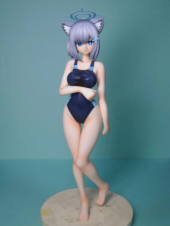 Resin Figure Kit 1/8 Sunaookami Shiroko Blue Archive Unpainted Garage Resin Kit