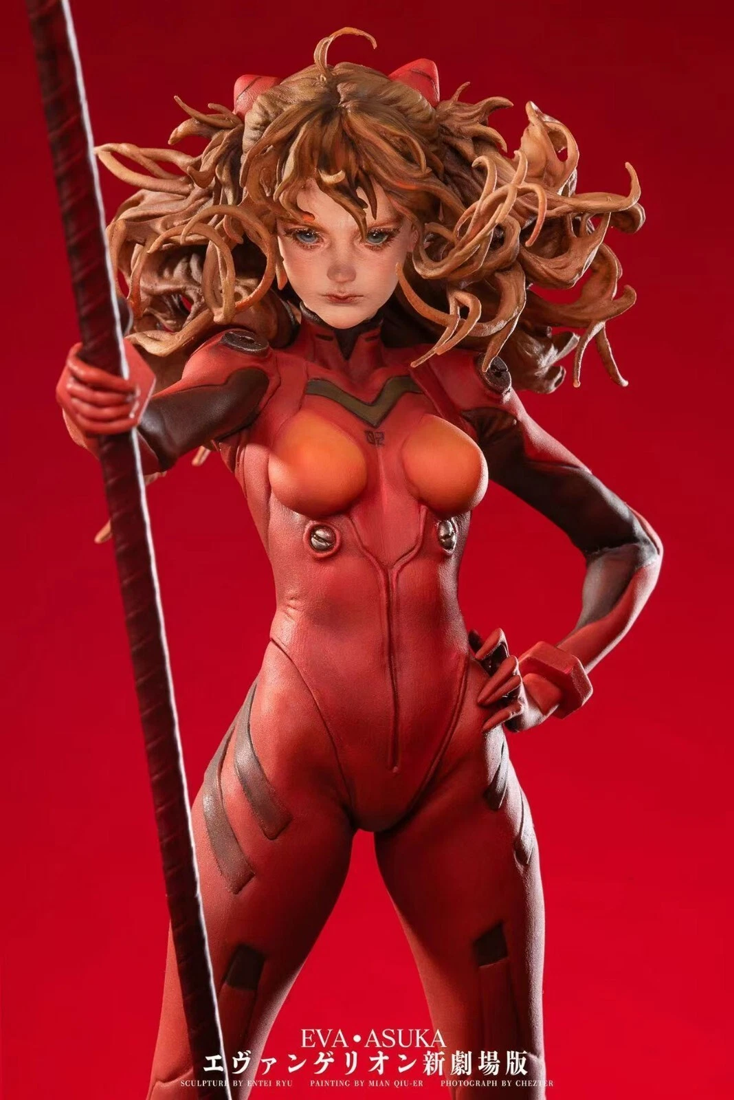 Resin Figure Kit EVA  Asuka Warrior Unpainted Garage Resin Kit