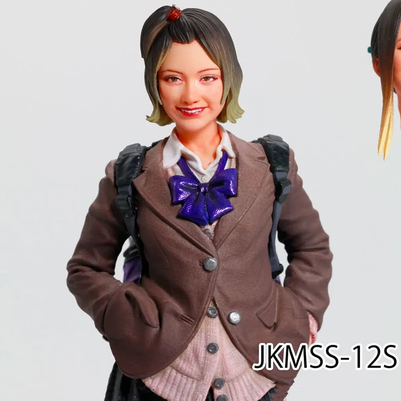 Resin Figure Kit 1/12 School Girl Ver.2 Unpainted Garage Resin Kit