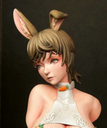 Garage Resin Kit 10cm Rabbit Girl Bust Unpainted Model kit