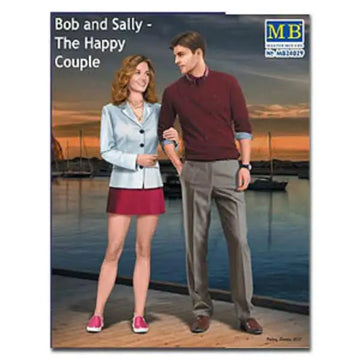 Resin Figure Kit 1/24 Bob and Sally Unpainted Resin Kit