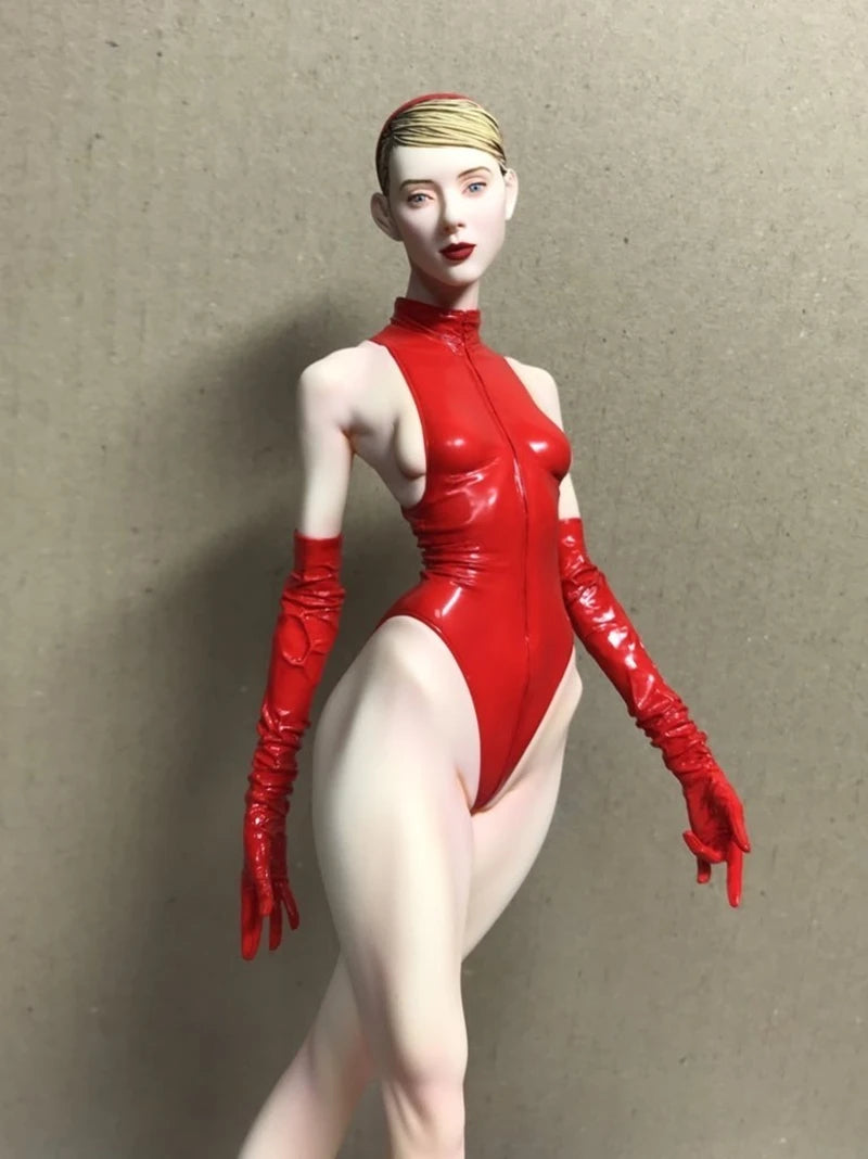 Resin Figure Kit 1/6 Red Girl Unpainted Garage Resin Kit