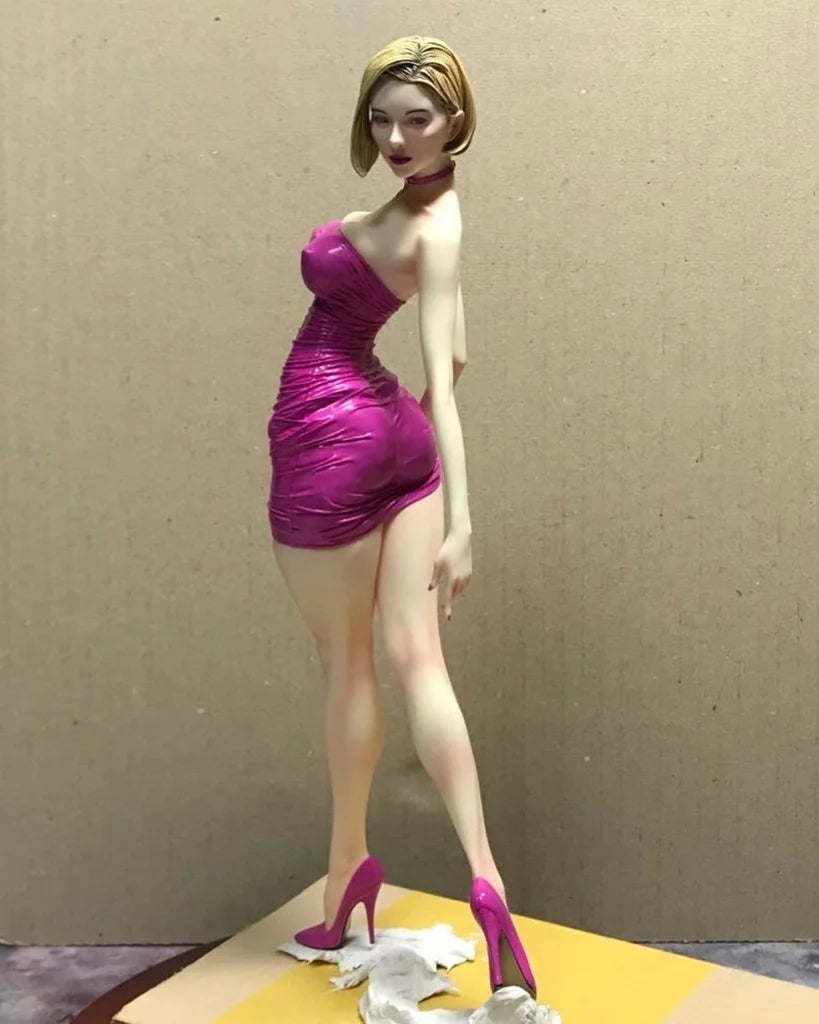 Resin Figure Kit 1/6 Purple Girl Unpainted Garage Resin Kit