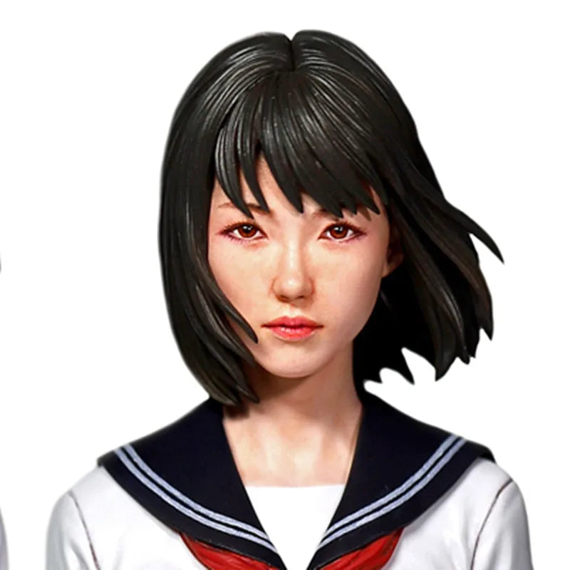 Resin Figure Kit 1/8 JK Girl in Uniform Unpainted Garage Resin Kit
