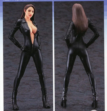 Resin Figure Kit 1/12 Cool Girl Unpainted Garage Resin Kit