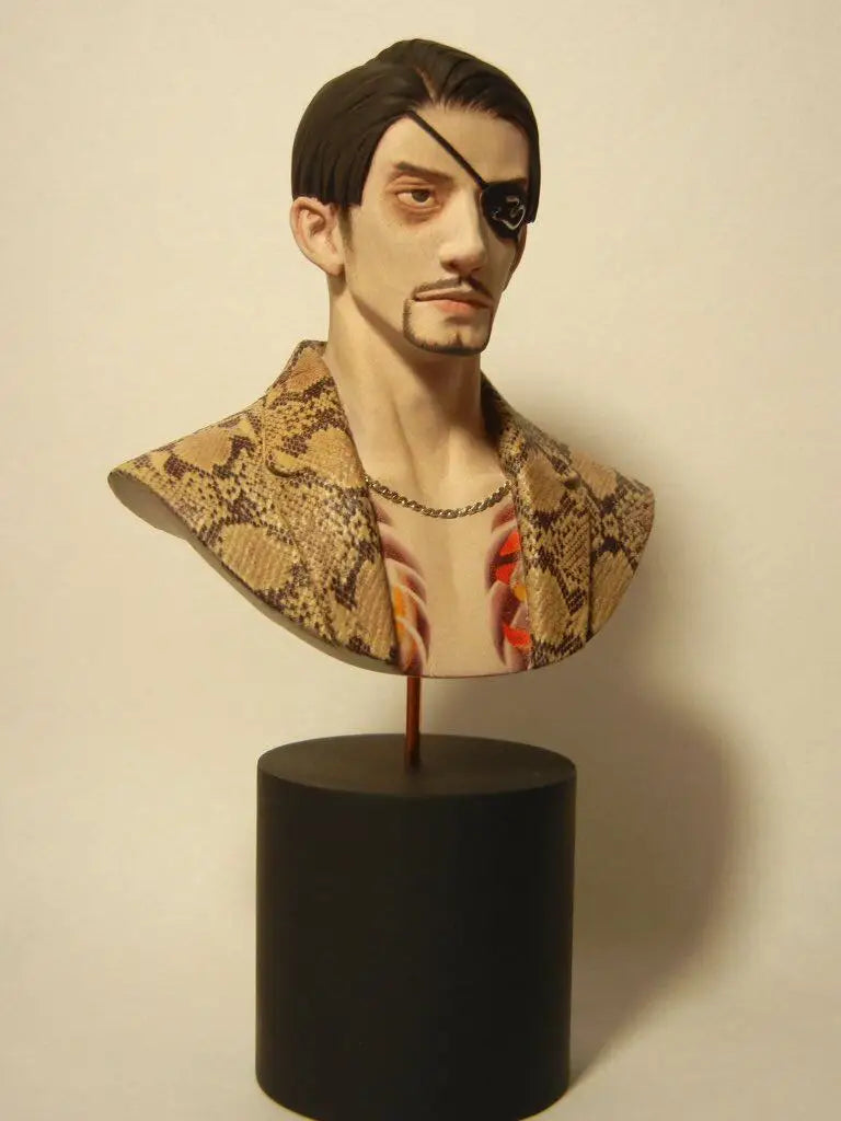 Resin Figure Kit MIDORO Goro Majima Bust Unpainted Garage Resin Kit