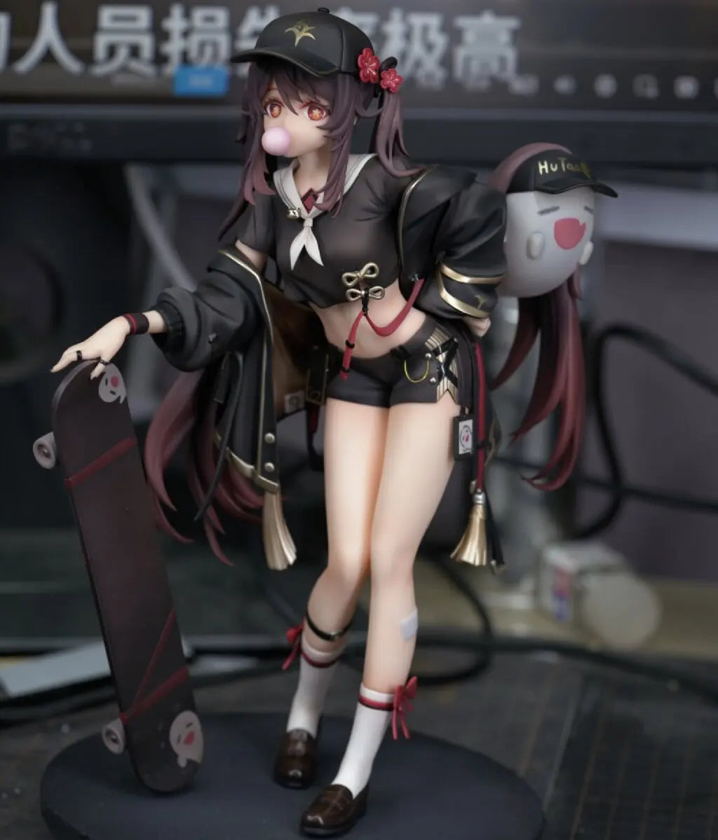 Resin Figure Kit 1/7 Hu Tao bubble gum Garage Resin Model Kit