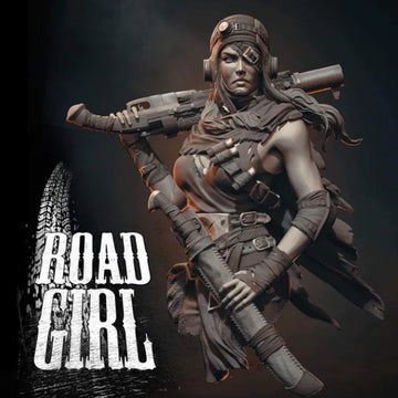 Resin Figure Kit 1/9 Road Girl Garage Resin Model Kit
