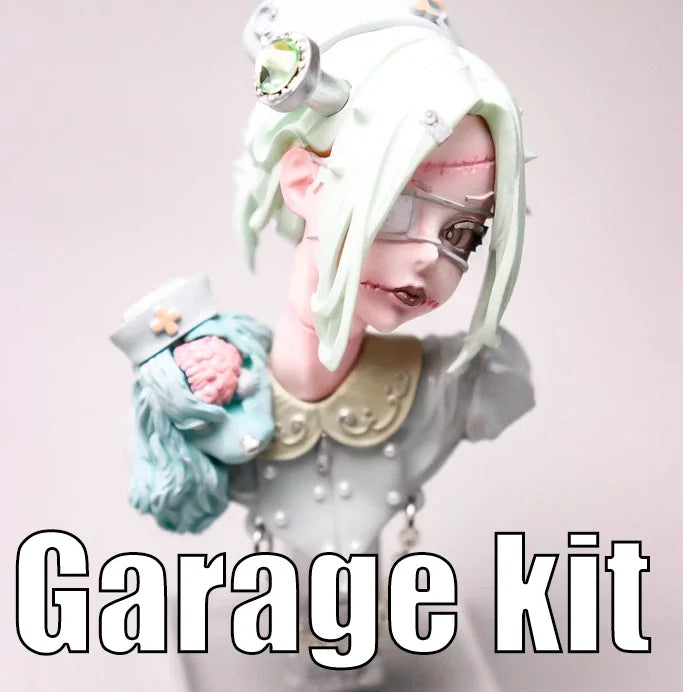 Resin Figure Kit Stepgirl Resin Bust Ver.4 Unpainted Garage Resin Kit
