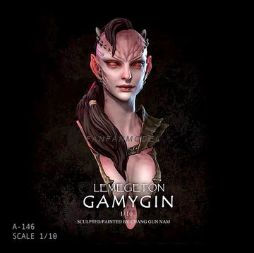 Resin Figure Kit 1/10 Female Hunter Bust Unpainted Garage Resin Kit
