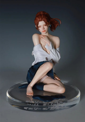 Resin Figure Kit 1/6 Girl on a floor Unpainted Garage Kit