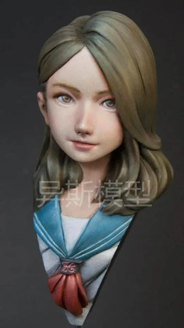 Resin Figure Kit 7cm Girl Resin Bust #2 Unpainted Garage Resin Kit