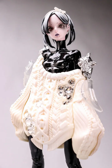 Resin Figure Kit Obstetrician M Sweater Girl Unpainted Garage Resin Kit