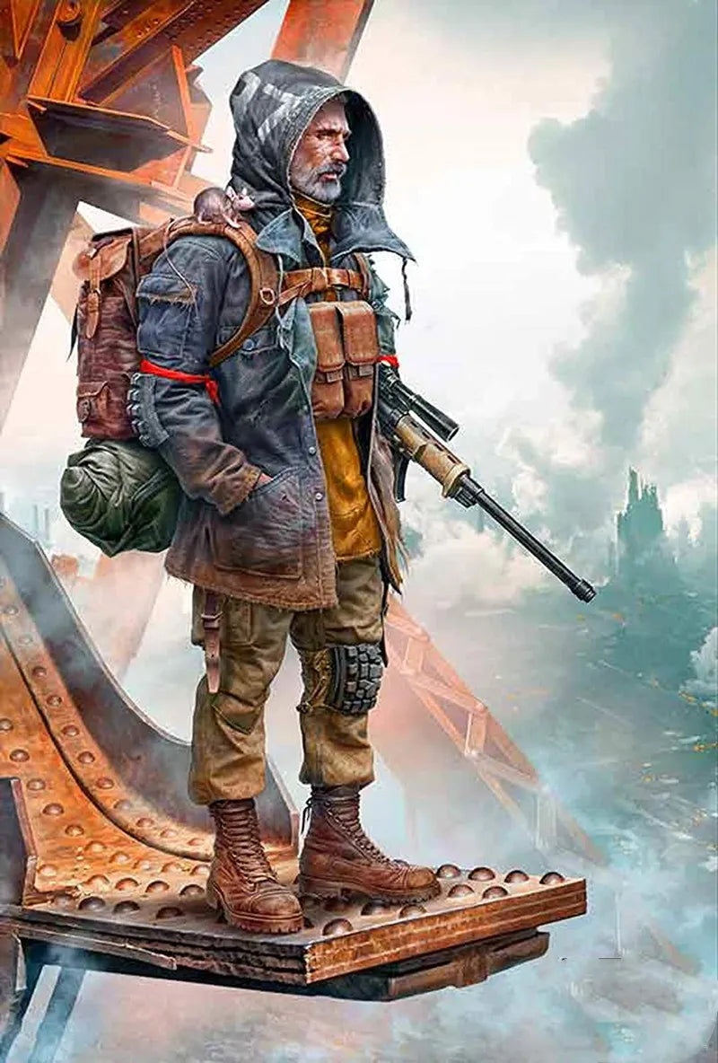 Resin Figure Kit 1/35 Old Leader Unpainted Resin Kit