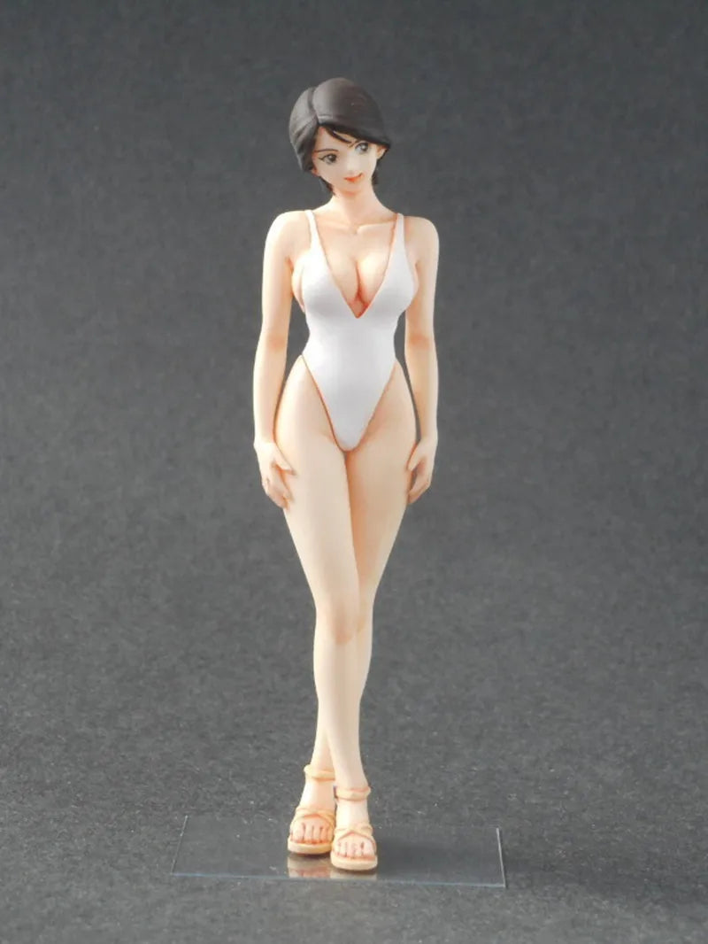 Resin Figure Kit 1/24 Car Model Unpainted Resin Kit