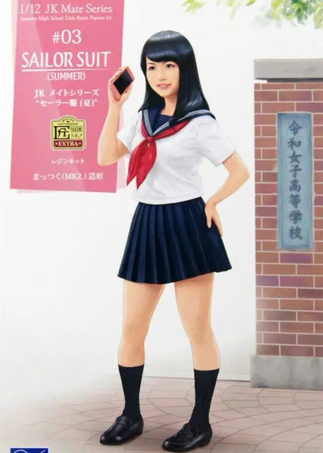 Resin Figure Kit 1/12 MK2 Sailor Suit Unpainted Resin Kit