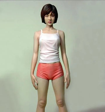 Resin Figure Kit 1/5 Short Hair Girl Garage Resin Model Kit