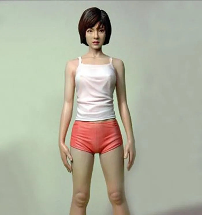 Resin Figure Kit 1/5 Short Hair Girl Garage Resin Model Kit