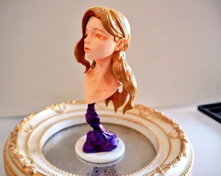 Resin Figure Kit Vampire Resin Bust Unpainted Garage Resin Kit