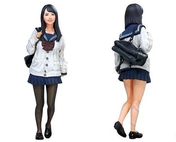 Resin Figure Kit 1/20 Japanese Student Unpainted Garage Resin Kit