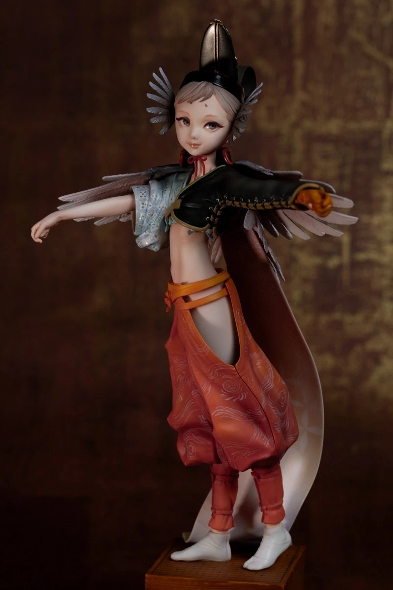 Resin Figure Kit 1/6 Crested Ibis Boy Unpainted Garage Resin Kit