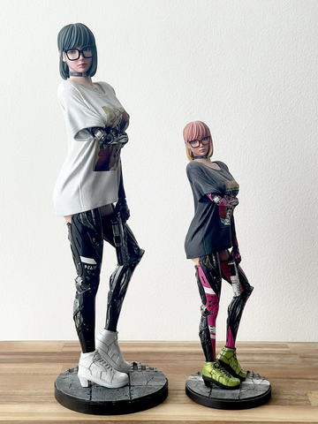Resin Figure Kit 1/6 Mechanic Girl Garage Resin Model Kit